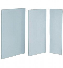 Charola metálica para estantería