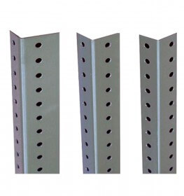 Postes metálicos para estantería
